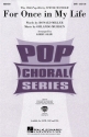 Orlando Murden_Ronald Miller, For once in my life (SATB) SATB Chorpartitur