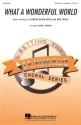 What a wonderful world SATB and Piano Chorpartitur
