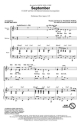 September SAB and Piano Chorpartitur