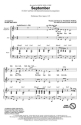 September SSA + accompaniment Chorpartitur
