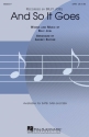 And So It Goes for mixed chorus and piano chorus score