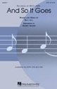 And So It Goes for mixed choir (SAB) and piano choral score