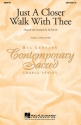 Just a Closer Walk with Thee SATB Chorpartitur