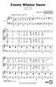 Frosty Winter Snow 2-Part Choir Chorpartitur