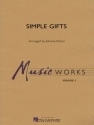 Simple Gifts Concert Band Partitur + Stimmen