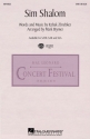 Itzhak Zhrebker, Sim shalom (SATB) SATB Chorpartitur