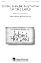 Traditional, Done Made My Vow To The Lord SATB Chorpartitur