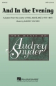 And In The Evening for mixed choir and piano choral score