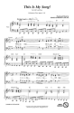 Roger Emerson, This Is My Song! SAB Chorpartitur