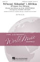E.M. Sontonga, N'kosi Sikelel' I Afrika SATB a Cappella Chorpartitur