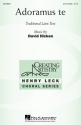 Adoramus Te for 3-part treble chorus and piano score
