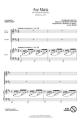 Ave Maria for mixed choir (SAB) and piano choral score