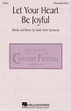 Linda Spevacek, Let Your Heart Be Joyful SATB a Cappella Chorpartitur