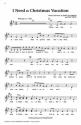 John Jacobson, I Need A Little Christmas Vacation School Musical CD