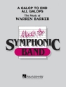 Warren Barker, A Galop to End All Galops Concert Band Partitur + Stimmen