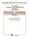 Ludwig van Beethoven, Fanfare on Ode to Joy Concert Band Partitur + Stimmen