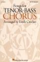 Songs for Tenor-Bass Chorus Collection TB/TTB Chorpartitur