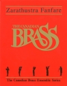 Richard Strauss, Zarathustra Fanfare Blechblserensemble Partitur + Stimmen