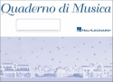 Quaderno di musica blu carta avorio  Buch