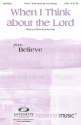 James Huey, When I Think About the Lord SATB Chorpartitur