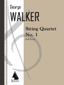 George Walker, String Quartet No. 1 Streichquartett Studienpartitur