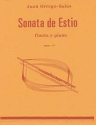 Juan Orrego-Salas, Sonata de Estio, op. 71 Flte und Klavier Buch