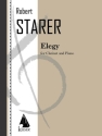 Robert Starer, Elegy Klarinette und Klavier Partitur + Stimmen