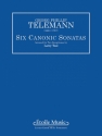 Georg Philipp Telemann, Six Canonic Sonatas Oboe und Klavier Buch