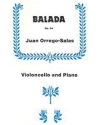 Juan Orrego-Salas, Balada Cello und Klavier Buch
