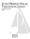 Juan Orrego-Salas, Variations on a Chant Op. 92 Harp Buch