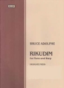 Bruce Adolphe, Rikudim for Flute and Harp Flute and Harp Stimmen-Set
