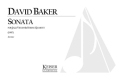 David Baker, Sonata for Jazz Violin and String Quartet Jazz Ensemble Partitur