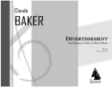 Claude Baker, Divertissement Clarinet, Violin, Cello and Piano Partitur