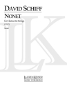 David Schiff, Nonet String Quartet, Bass and Four Clarinets Partitur