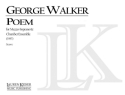 George Walker, Poeme Violin and Orchestra Partitur