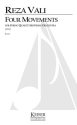 Reza Vali, 4 Movements for String Quartet and Orchestra Orchestra Partitur