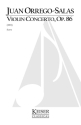 Juan Orrego-Salas, Violin Concerto, Op. 86 Violin and Orchestra Partitur