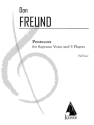 Don Freund, Pentecost Soprano and Small Ensemble Partitur