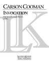 Carson Cooman, Invocation for Alto Flute and Organ Flute and Organ Buch
