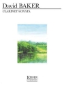 David Baker, Clarinet Sonata Clarinet and Keyboard Partitur + Stimmen