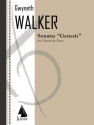 Gwyneth Walker, Sonata for Clarinet and Piano: Genesis Klarinette und Klavier Partitur + Stimmen