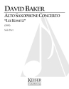 David Baker, Alto Saxophone Concerto Alto Saxophone Buch