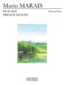 Marin Marais, Five Old French Dances Alto Saxophone and Keyboard Buch