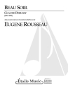 Claude Debussy, Beau Soir Alto Saxophone and Keyboard Buch