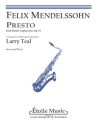 Felix Mendelssohn Bartholdy, Presto from Rondo Capriccioso, Op. 14 Saxophonquartett Partitur + Stimmen
