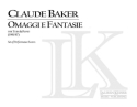 Claude Baker, Omaggi e Fantasie Tuba und Klavier Buch