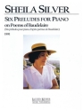 Sheila Silver, Sheila Silver - Six Preludes for Piano Klavier Buch