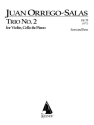 Juan Orrego-Salas, Trio No. 2, Op. 75 Violine, Cello und Klavier Buch