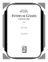 Gwyneth Walker, Interval Games Violine, Cello und Klavier Partitur + Stimmen