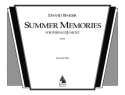 David Baker, Summer Memories Streichquartett Studienpartitur